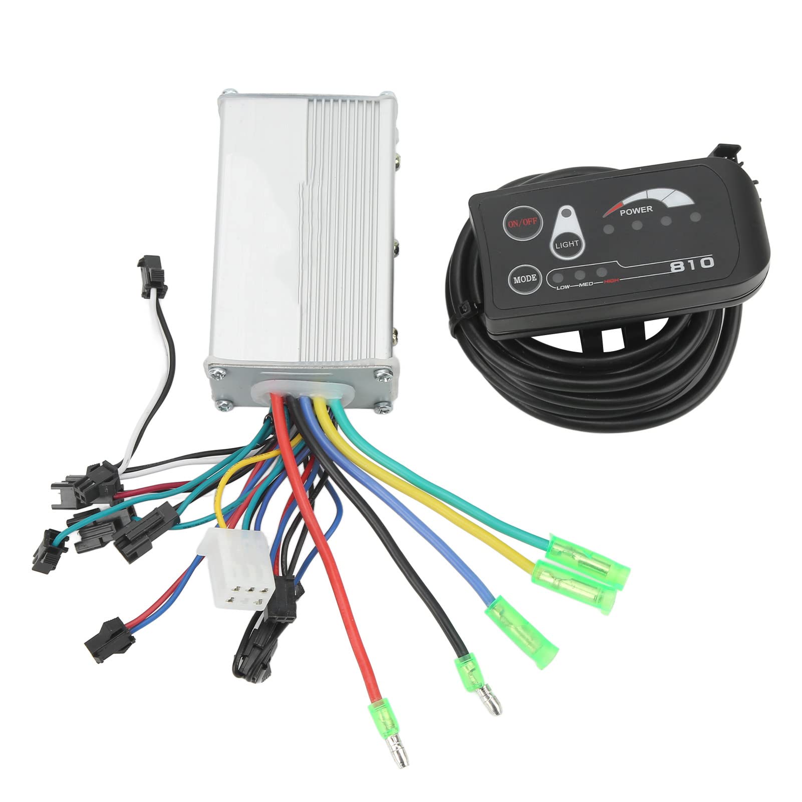 Kit de Contrôleur de Vélo électrique, Contrôleur de Moteur sans Balais de Vélo électrique 36V 250W 350W avec Panneau 810LED
