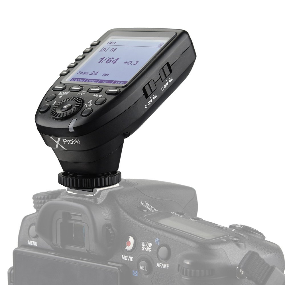 Godox XproS TTL bezprzewodowy nadajnik wyzwalacza błyskowego do Sony a7 II a77 a99 ILCE-6000L a9 A7R A7RII a350 DSC-RX10