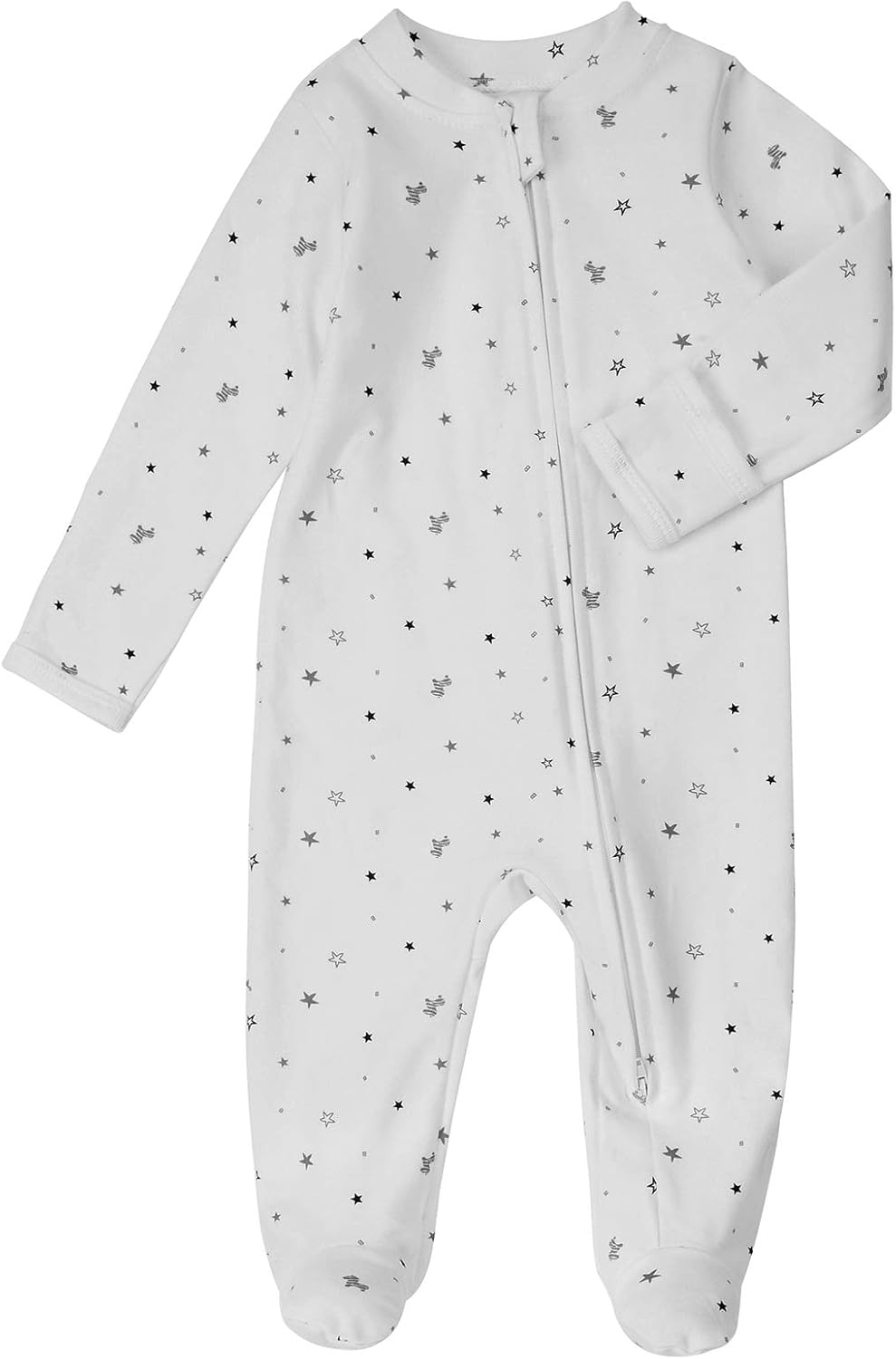 Newborn footie with mitten cuffs Clearance