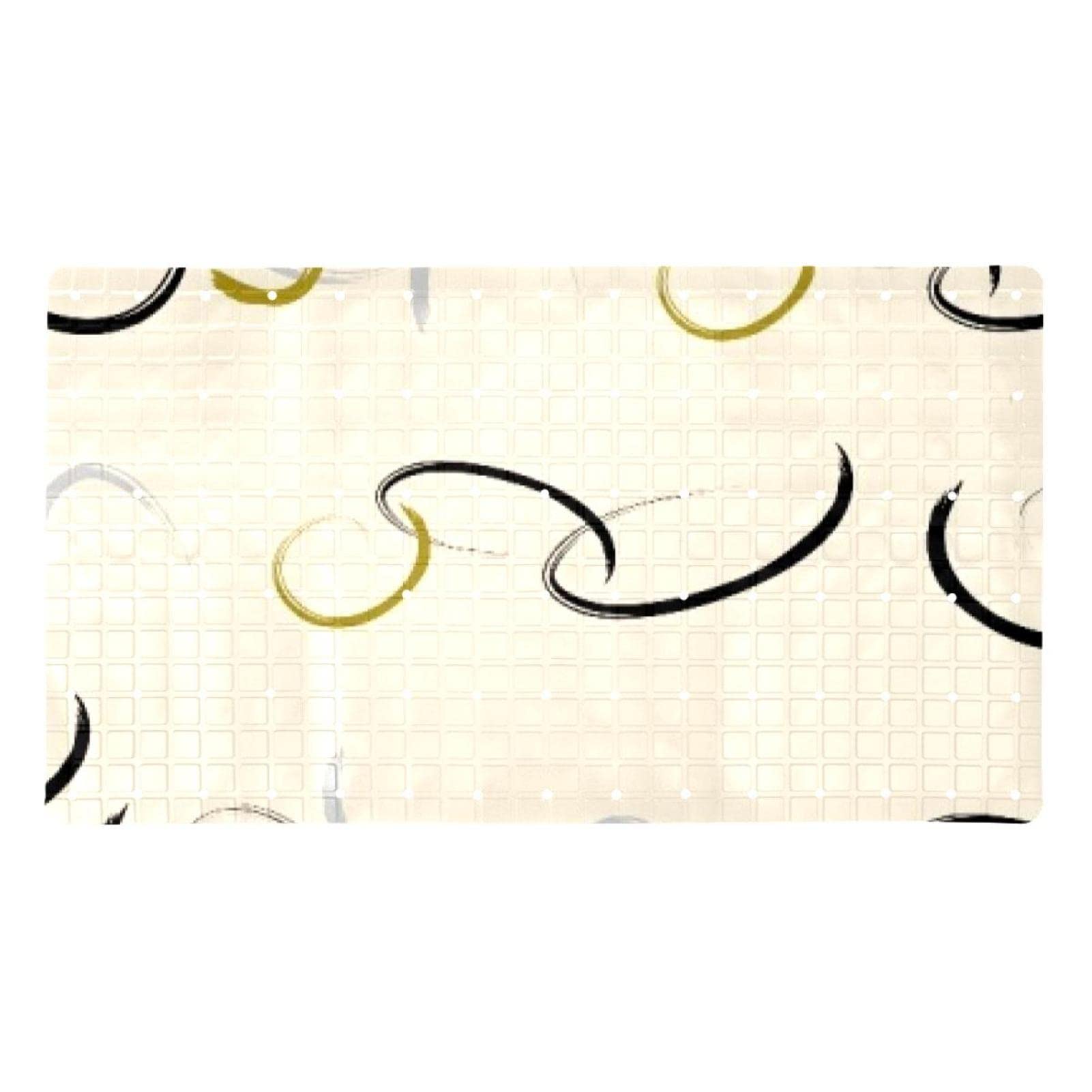 Alfombrilla antideslizante bañera textura lujo ligera 40x71