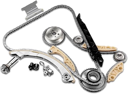 Miniatura 1 de SCITOO 94201S Kit de cadena de distribución Tensor Carril guía manivela piñón piñón se adapta a Chevy para Buick para GMC para Pontiac para Saturno