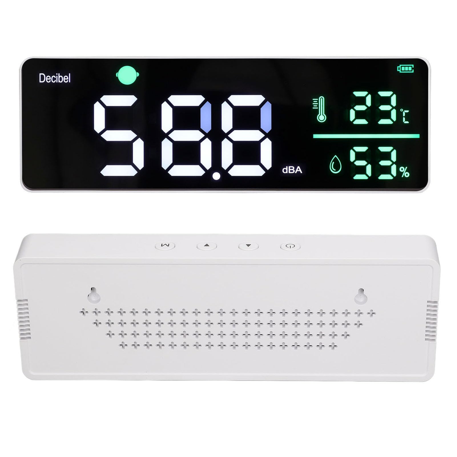 Medidor de Nivel de Sonido para Colgar en Pared, Pantalla LED de 11
