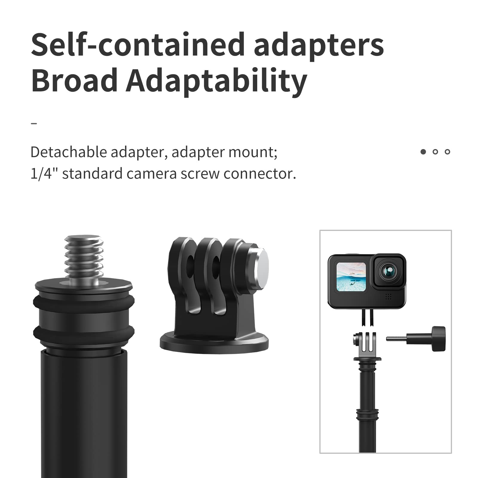 Amazon | 3m自撮り棒 Camnoon 超長い自撮り棒 Insta360 GoProに適用