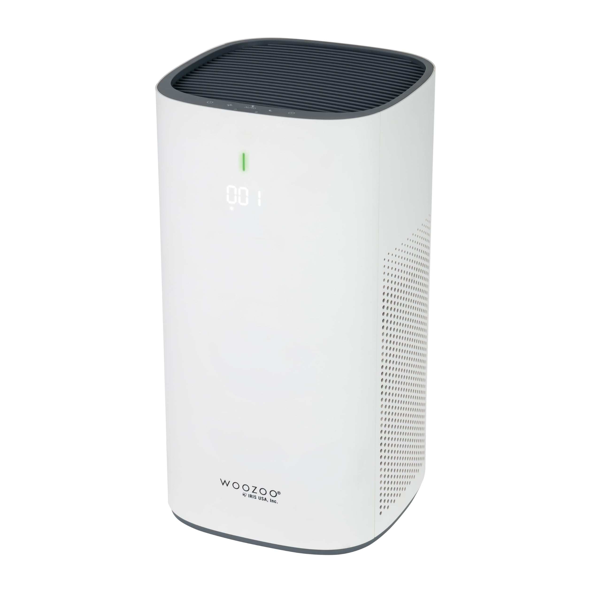 IRIS USA - Purificador de aire para habitaciones grandes, H13 True HEPA con filtro de carbono, 4 velocidades, modo automático y de suspensión, sensor de calidad del aire, cobertura de 1413 pies