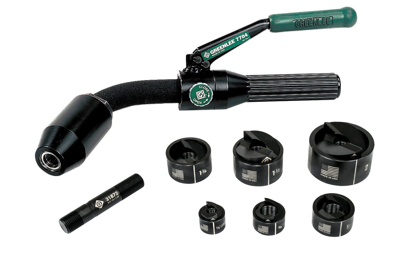 Greenlee 7706SB Quick Draw Flex Hydraulic Punch Driver and Kit
