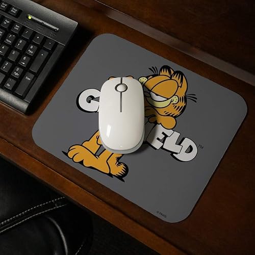 Miniatura 2 de Garfield - Alfombrilla de mouse de goma fina de perfil bajo con logotipo