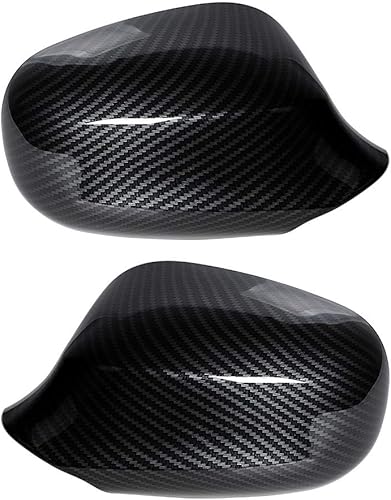 Miniatura 2 de Astra Depot Tapas de repuesto para espejo de puerta lateral derecha izquierda para BMW E90 E91 323i 328i 335i 335i 335i 335d LCI (fibra de carbono)