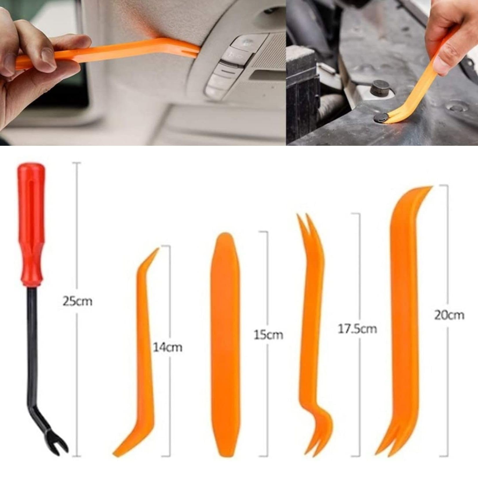 BUFFER 630 Parça Oto Trim Klips Seti, Panel Kapı Döşeme Tampon Pervaz için Evrensel Raptiye Bağlantı Elemanları, Sökme Takma Aletleri ile