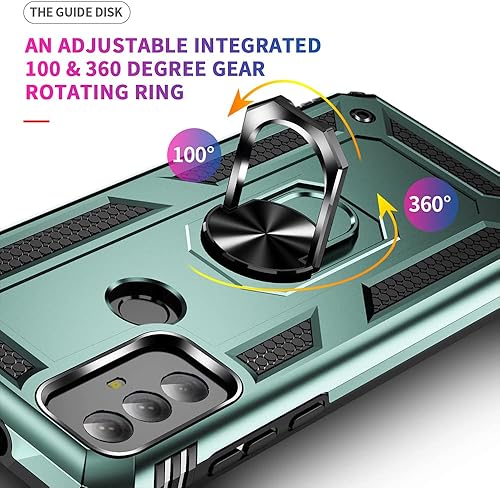 Miniatura 5 de Yiakeng Funda para Moto G Play 2023, Funda para Teléfono Moto G Play 2023 con Protector de Pantalla HD, Fundas Protectoras de Grado Militar con