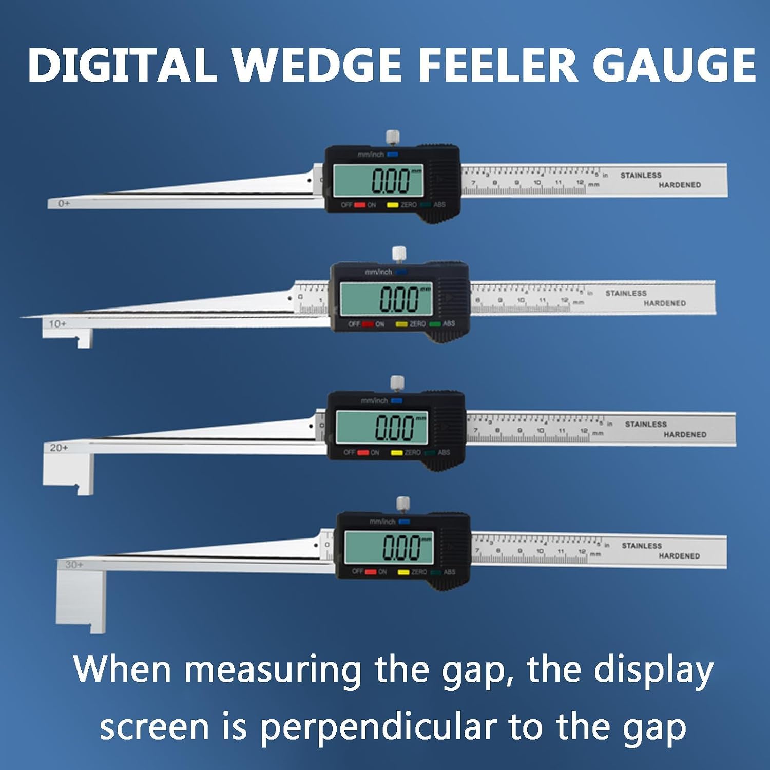 Jauge Conique Numérique, Outil De Mesure Décartement, Jauge Dépaisseur En Acier Inoxydable 0,2-10 Mm Avec Écran Lcd, Résolution De 0,01 Mm Pour Soudage, Moules Et Machines 10