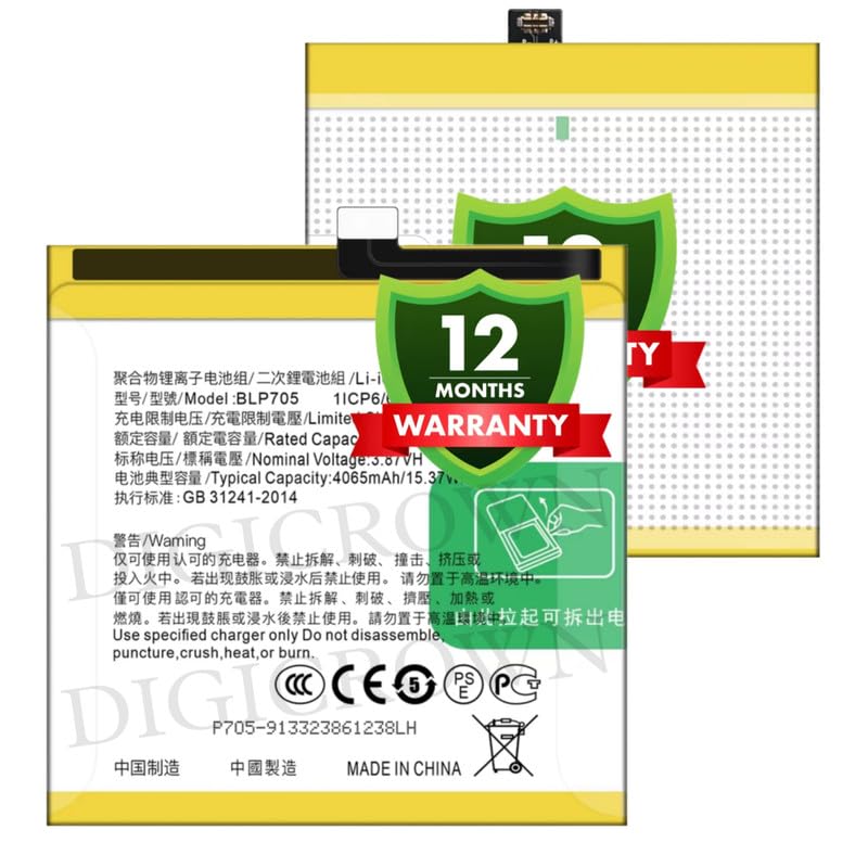Image of Original BLP705 Battery Compatible for Oppo Reno 10X Zoom (CPH1919, PCCM00) - (4065mAh) - 1 Year Warranty DF7