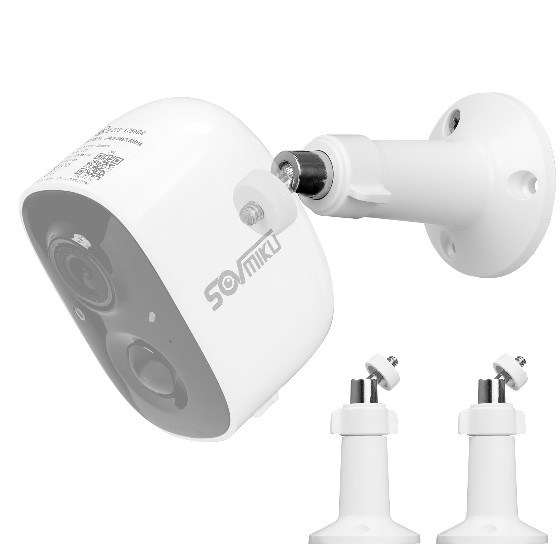 Týr T1 1/4-inch Male Mount Bracket, Indoor Outdoor, 360° Adjustable for Security Camera Solar Panel Action Camera Mini Projectors and Spotlight,