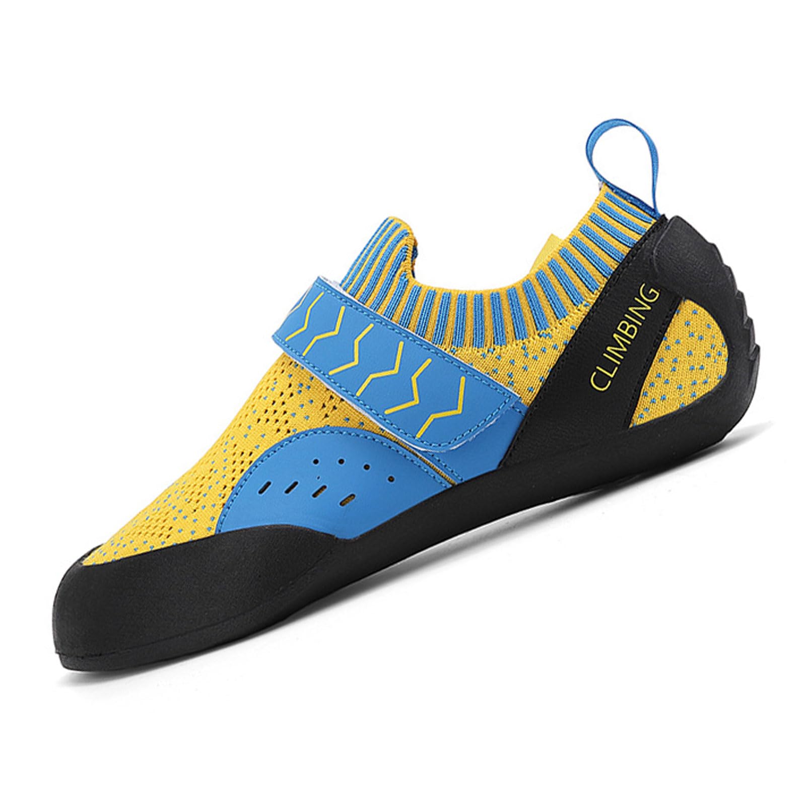 Boulderschuhe für Damen und Herren Leicht Atmungsaktiv Indoor-Kletterschuhe rutschfeste Freizeit Training Sportschuhe für Einsteiger Jugendliche und Kinder Größe 30-45