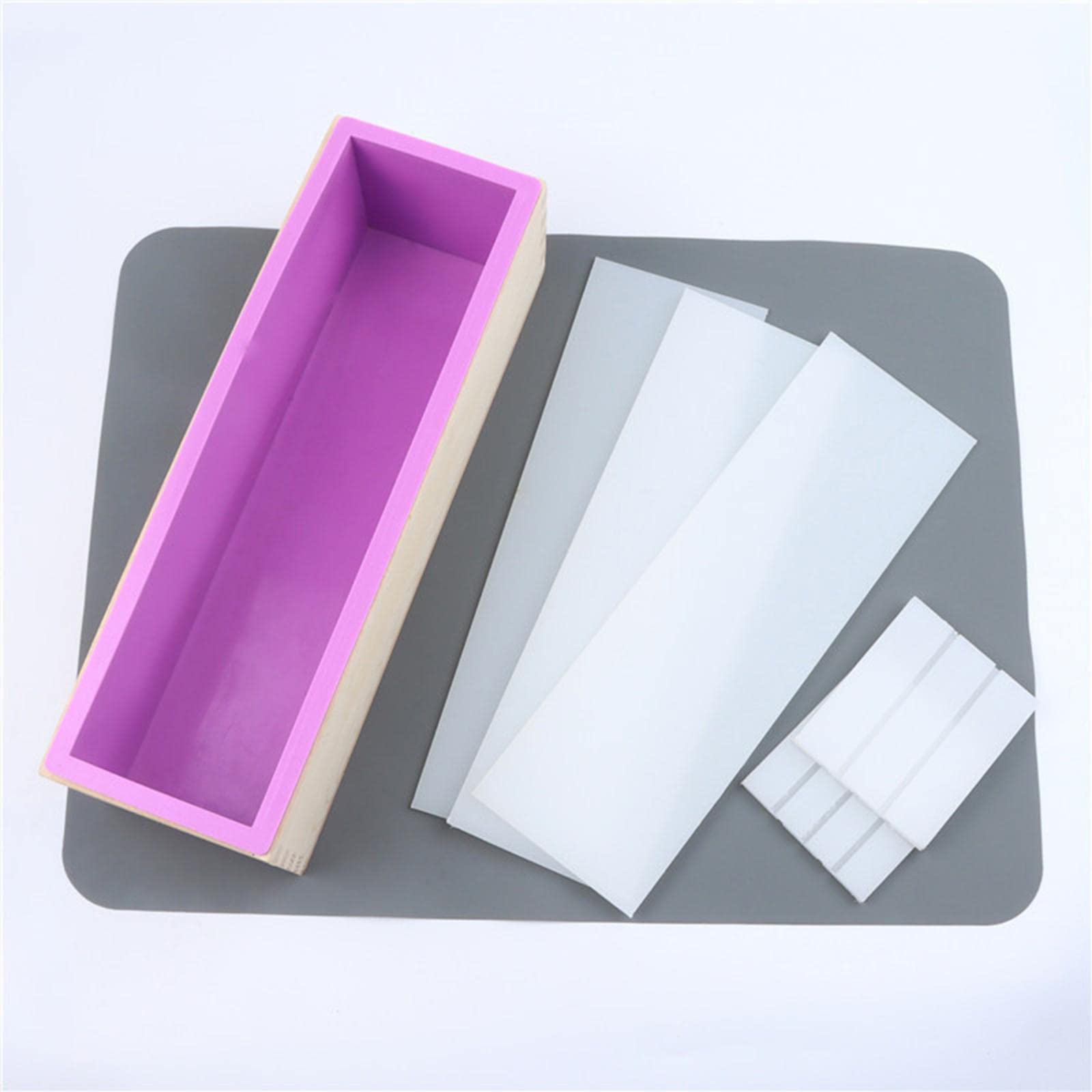 Oshhni Moule en Silicone avec Cloison Séparée pour La Fabrication de Savon pour