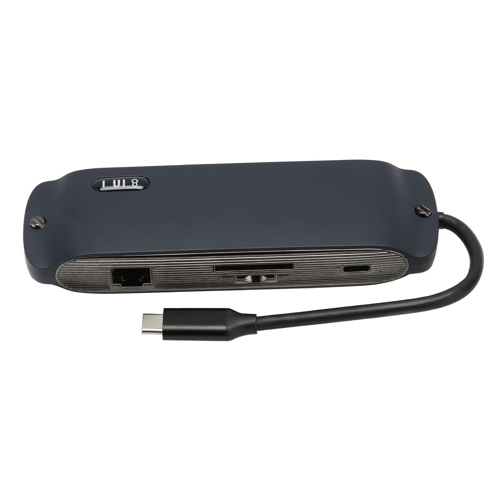 Generic Docking Station Multifunzione USB C Multifunzione USB per Display a Schermo di Grandi Dimensioni, Adatto per Tutti i Computer del Canale di Tipo C, Dimensioni Compatte (blu navy)