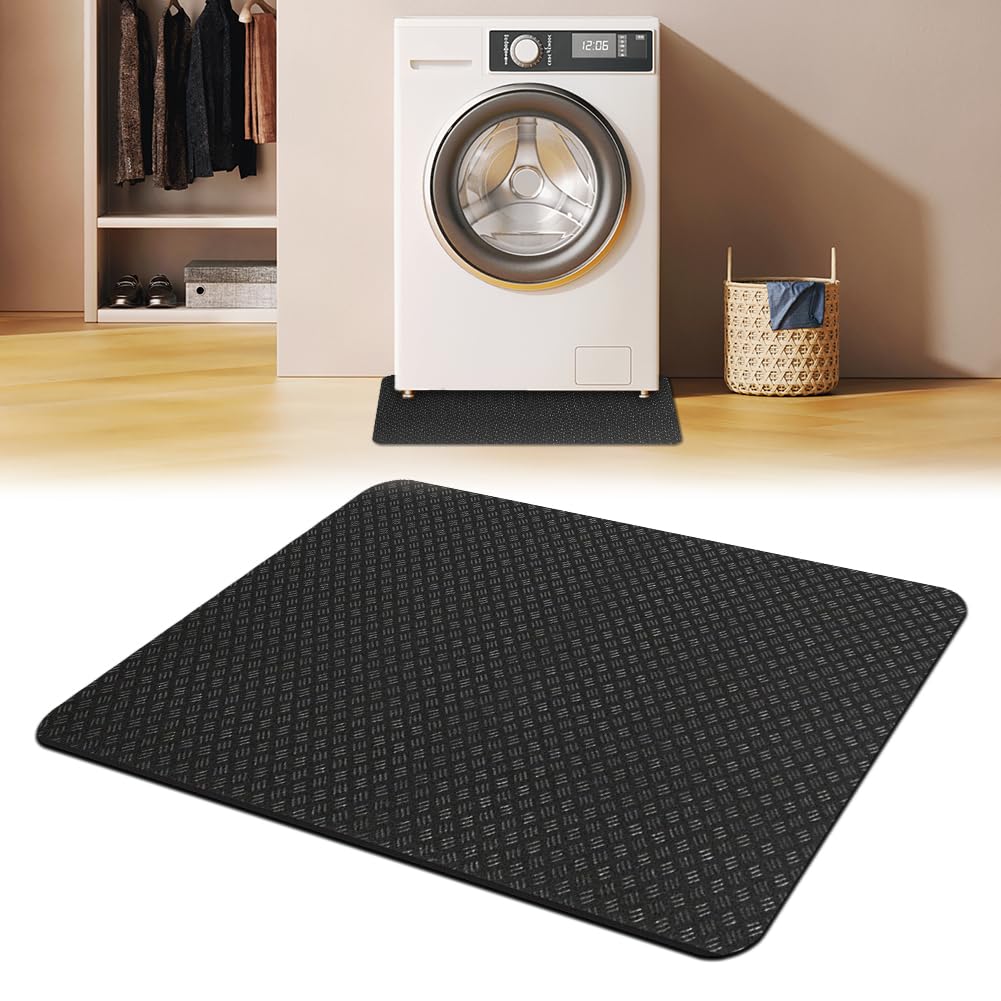 Tapis Anti-Vibration Antidérapant des Deux Côtés pour Machine à Laver, Tapis Antidérapant et sous-Couche pour Machine à Laver, en Caoutchouc Imperméable pour Amortir Les Vibrations
