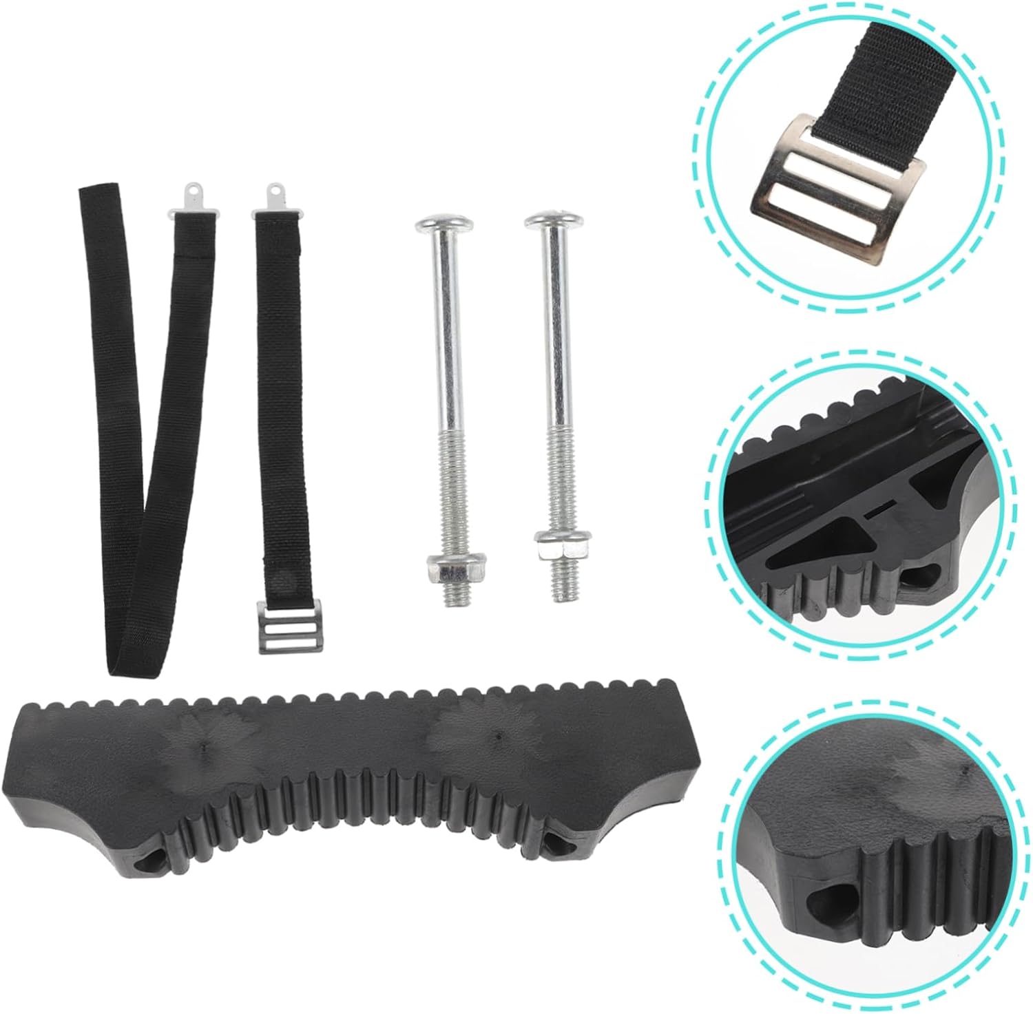 POPETPOP Ladder Stabilizer Pad Adjustable Non-Slip Cover for Extension Ladders Aluminum Alloy Stabilizing Accessory for Safe Use on Poles and Roofs