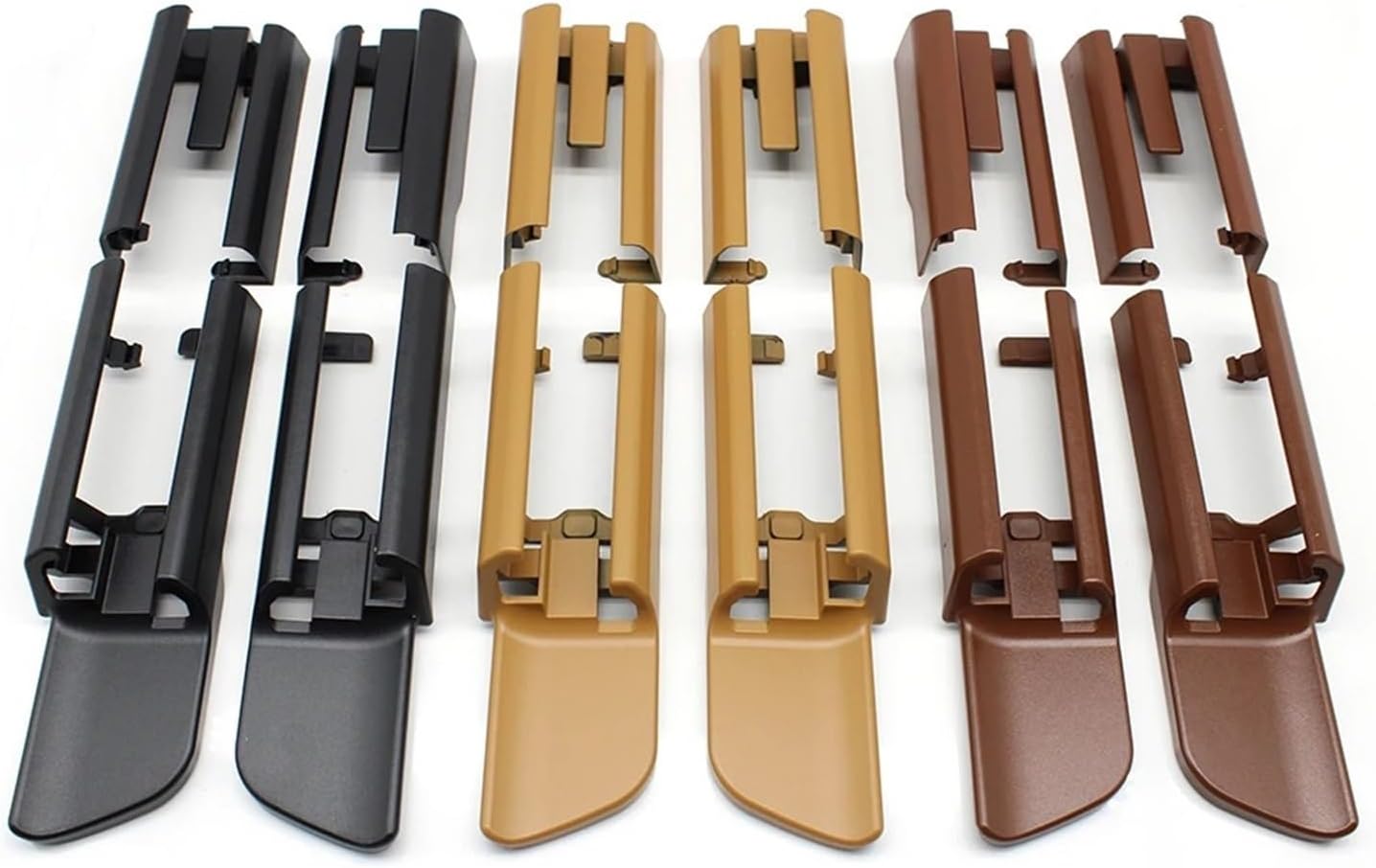 Interior Car Seat Sliding Track Rail Cover Replacement Compatible 5 Series G30 G31 G38 2016-2020(Truffle Rear Right)