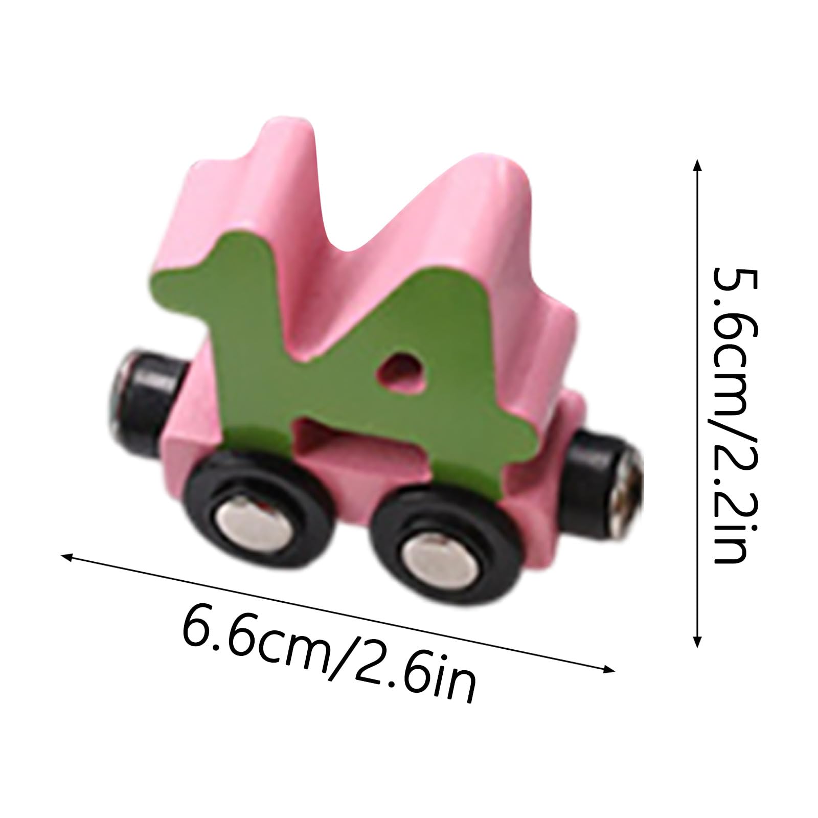 Lernspielzeug Zahlen- und Buchstaben-Zugpuzzle aus Holz Montessori-Lernzug für Kleinkinder Buntes Lernpuzzle mit Fallmechanismus für die frühe Vorschulentwicklung
