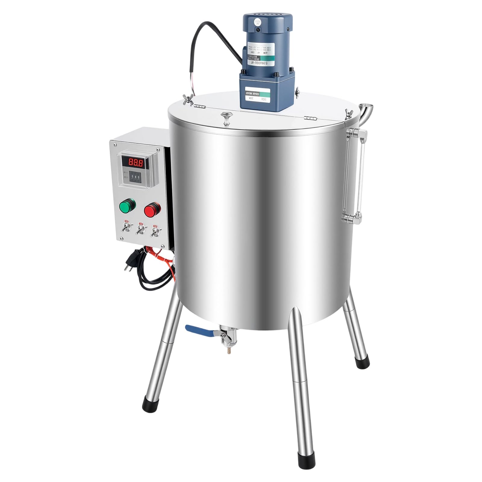 4 8 Gallon Lipstick Filling Machine with Constant Temperature Heating and Stirring 20-45 Bottles Min 304 Stainless Steel