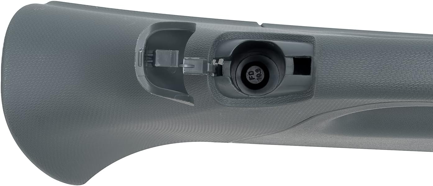 Qagea A-Pillar Grab Handle Interior Trim Passenger Right Side Replacement for 2011-2016 Ford F250 F350 F450 F550 Super Duty Replace BC3Z-2503598-AC BC3Z2503598AC(Right, Gray)