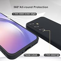 AHABIPERS Szilikon Tok Samsung Galaxy A54 5G-hez, Ultra Vékony TPU Védőtok Állítható Nyakpánttal, Teljes Védelem Mobiltelefon Tok 5