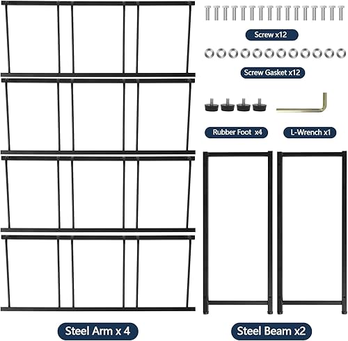 Miniatura 8 de Estante para jarra de agua de 9 bandejas, soporte de almacenamiento para botellas de agua de 5 galones, soporte para botellas de agua de 3 niveles