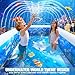 AixPool 2026 Inflatable Pool with Sprinkler,Durable Blow up Pool with Big Backrest, Rectangle Kids Pool Backyard,Children Swimming Pool,Small Inflatable Kiddie Pool,Outdoor Water Pool for Kids-M
