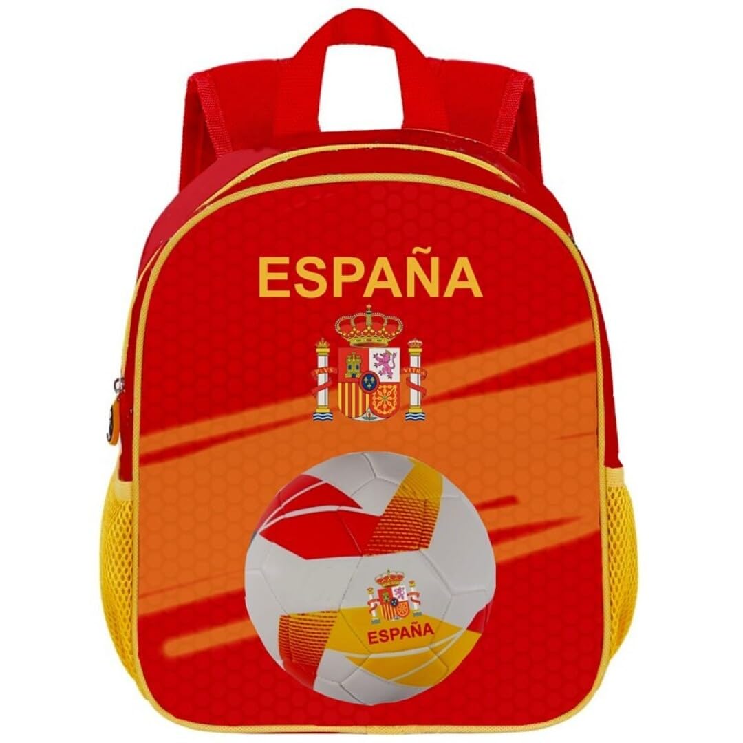 Grupo Moya MOCHILA INFANTIL PREESCOLAR 3D SELECCIÓN ESPAÑA FÚTBOL 31x26x11cm