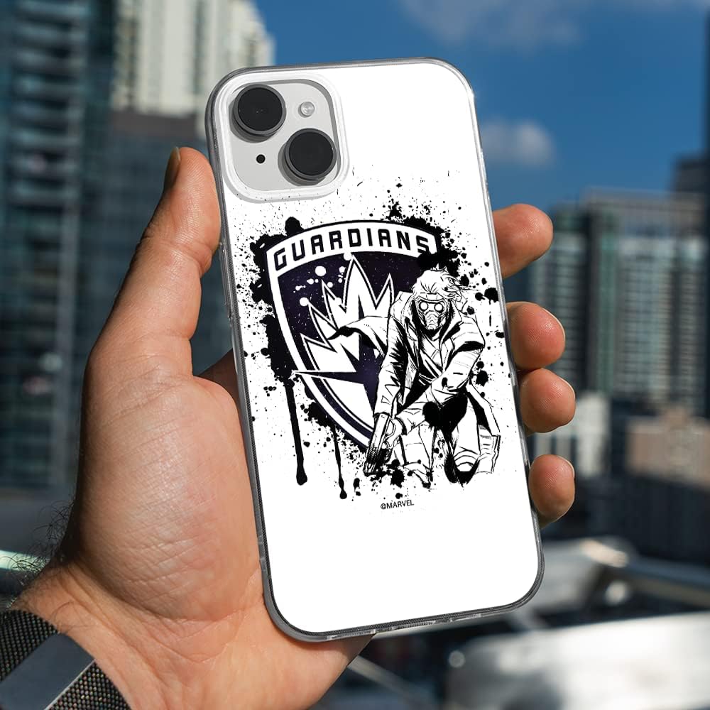 ERT GROUP Mobile Phone case for Apple iPhone 14 Plus Original and Officially Licensed Marvel Pattern Star Lord 002 optimally adapted to The Shape of The Mobile Phone, case Made of TPU