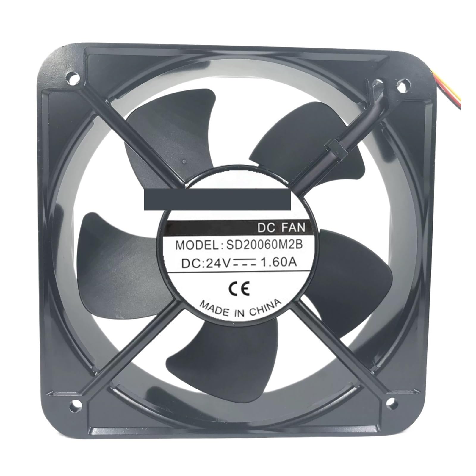 Ventilateur AC 200mm cadre alu SD20060M2B pour armoire &eacute;lectrique
