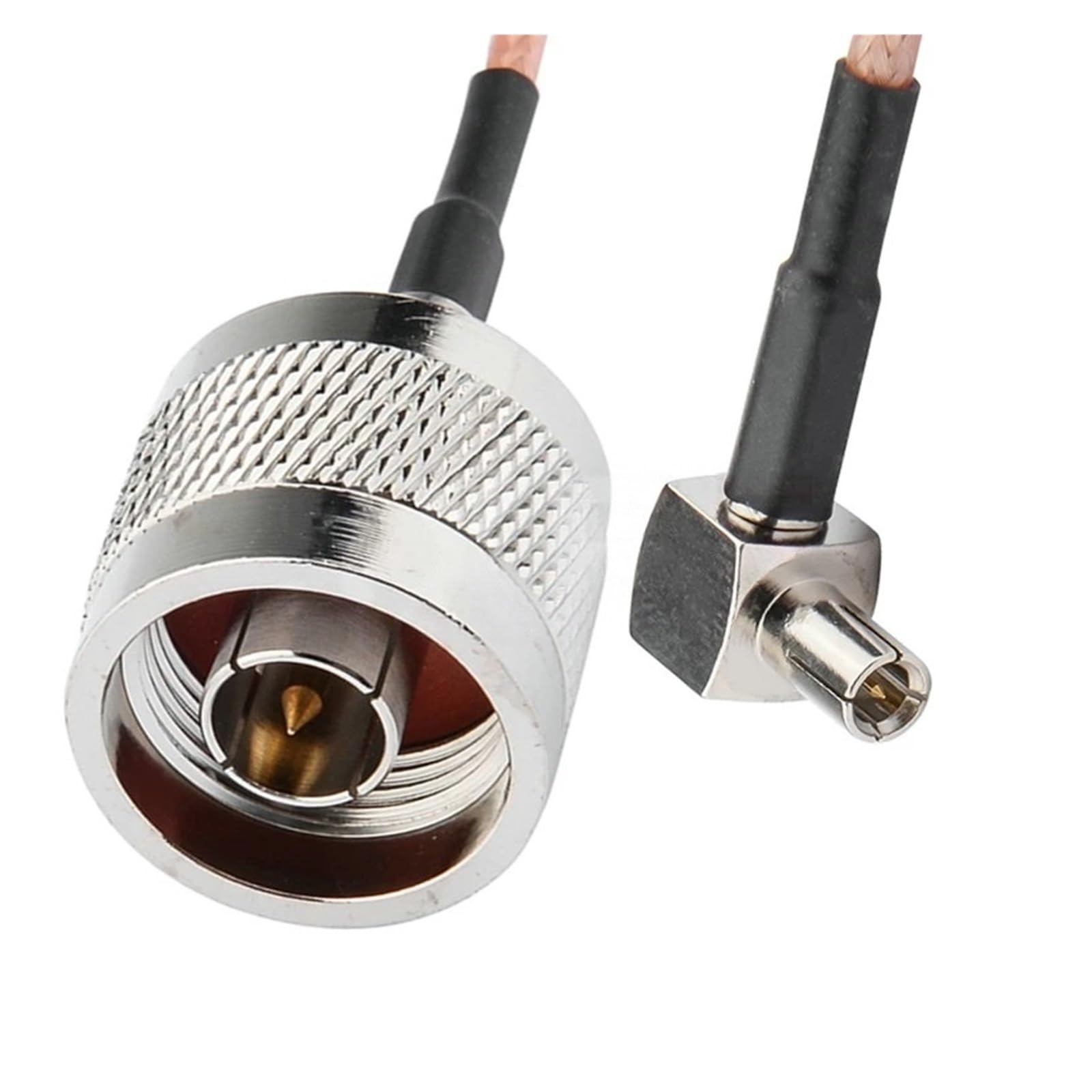 Cable coaxial N a CRC9/TS9 Conector N macho/hembra a TS9/CRC9 macho en ángulo recto RG316 cable de coleta 3G 4G an/te/na Extensio (no 4,60 cm)