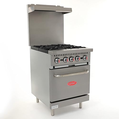 General GR4-24NG, horno comercial de gas de 24 pulgadas