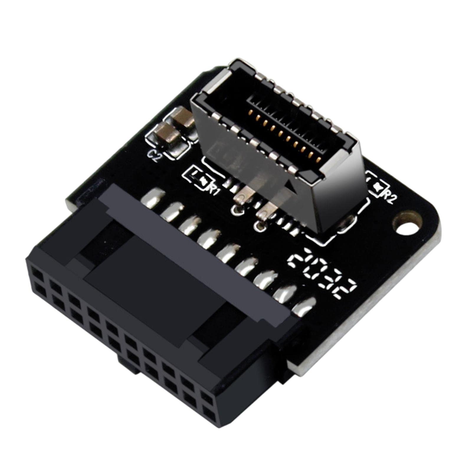 USB3 0 19p 20p to Type C 24pin Front Type C 90 Degree Adapter for PC Ph73bport Expansion Cards Interface Add on Cards Computer Components Parts Computers Tablets-image-43