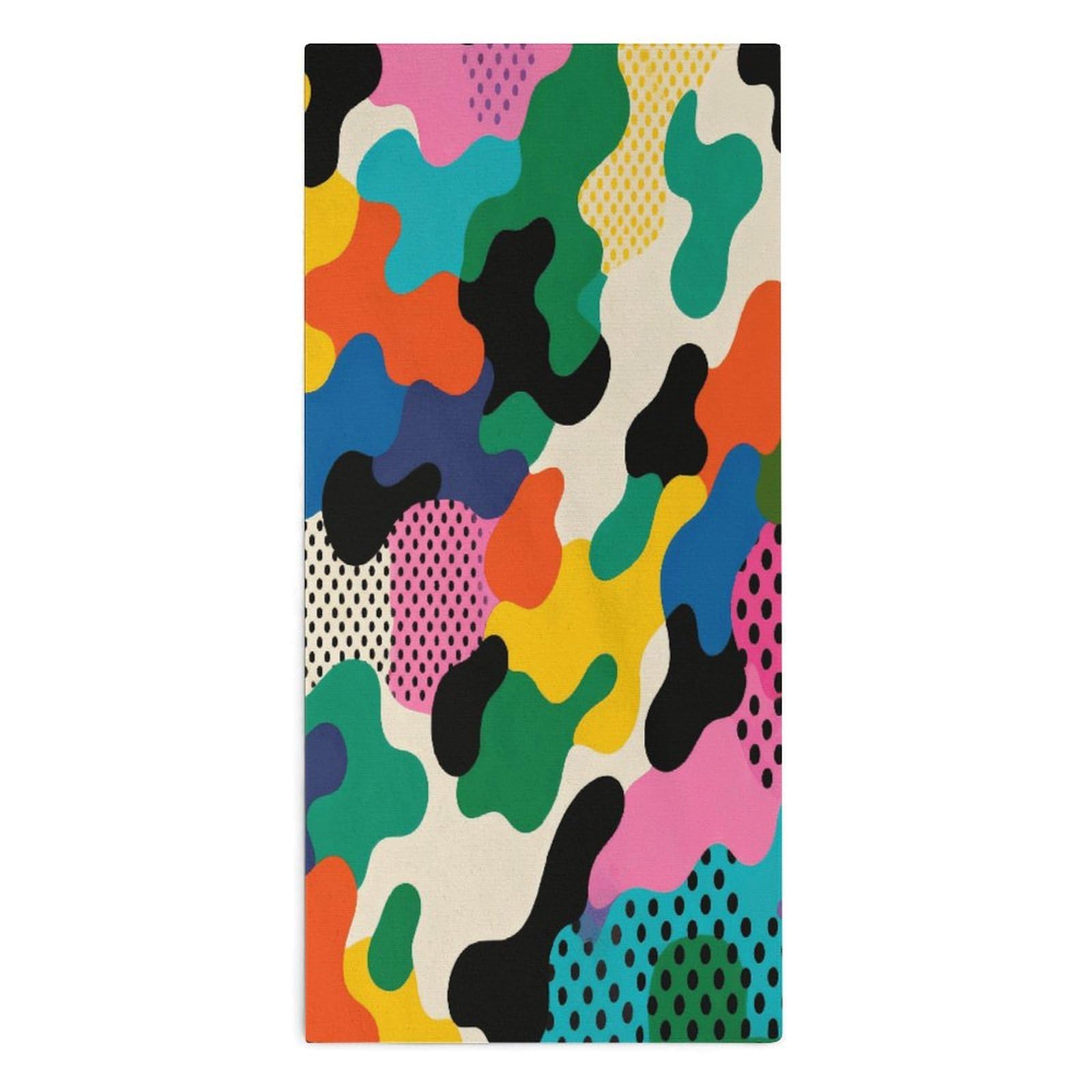 YUXBVKRS Classic Colorful Camo Hand Towels for Bathroom 14x29 Inch