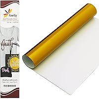 Vista 87 de Firefly Craft - Lámina de vinilo elástico para transferencia de calor, HTV metálico, para planchar para usar con Cricut y Silhouette, para prensa