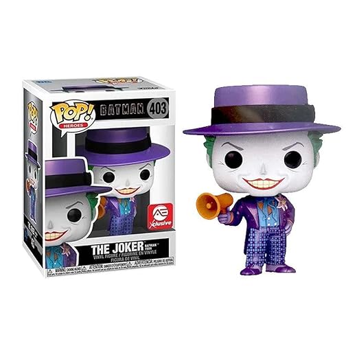 Funko Pop Batman 1989 The Joker Ae Metallic Exclusive