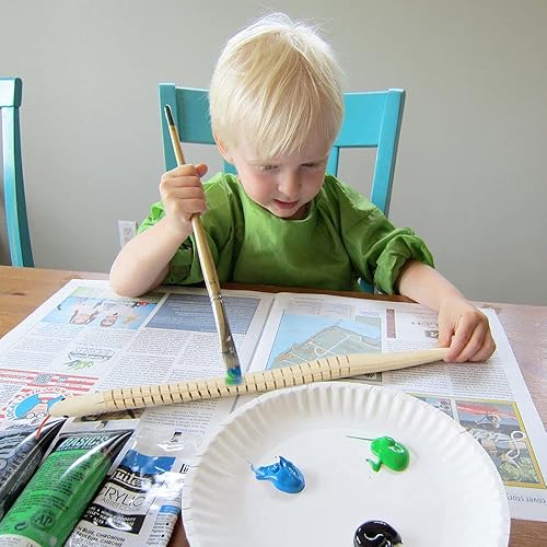 Miniatura 4 de Serpientes Wiggly de madera natural sin terminar Serpiente de madera flexible de 12 pulgadas Lienzo en blanco Ideal para artes y manualidades