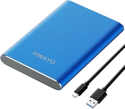 Amazon Hwayo 40gb ポータブル外付けハードドライブ Usb3 1 Gen 1 Type C ウルトラスリム 2 5インチ Hddストレージ Pc デスクトップ ノートパソコン Mac Xbox Oneに対応 ブルー Hwayo 外付ハードディスクドライブ 通販