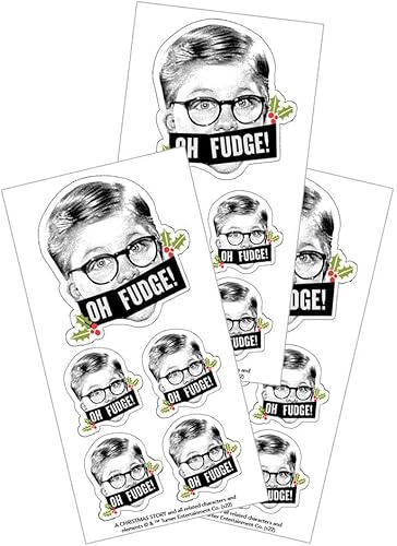 Miniatura 5 de Paper House Productions A Christmas Story - Hoja de calcomanías con efecto de esmalte brillante para manualidades, álbumes de recortes y recolección