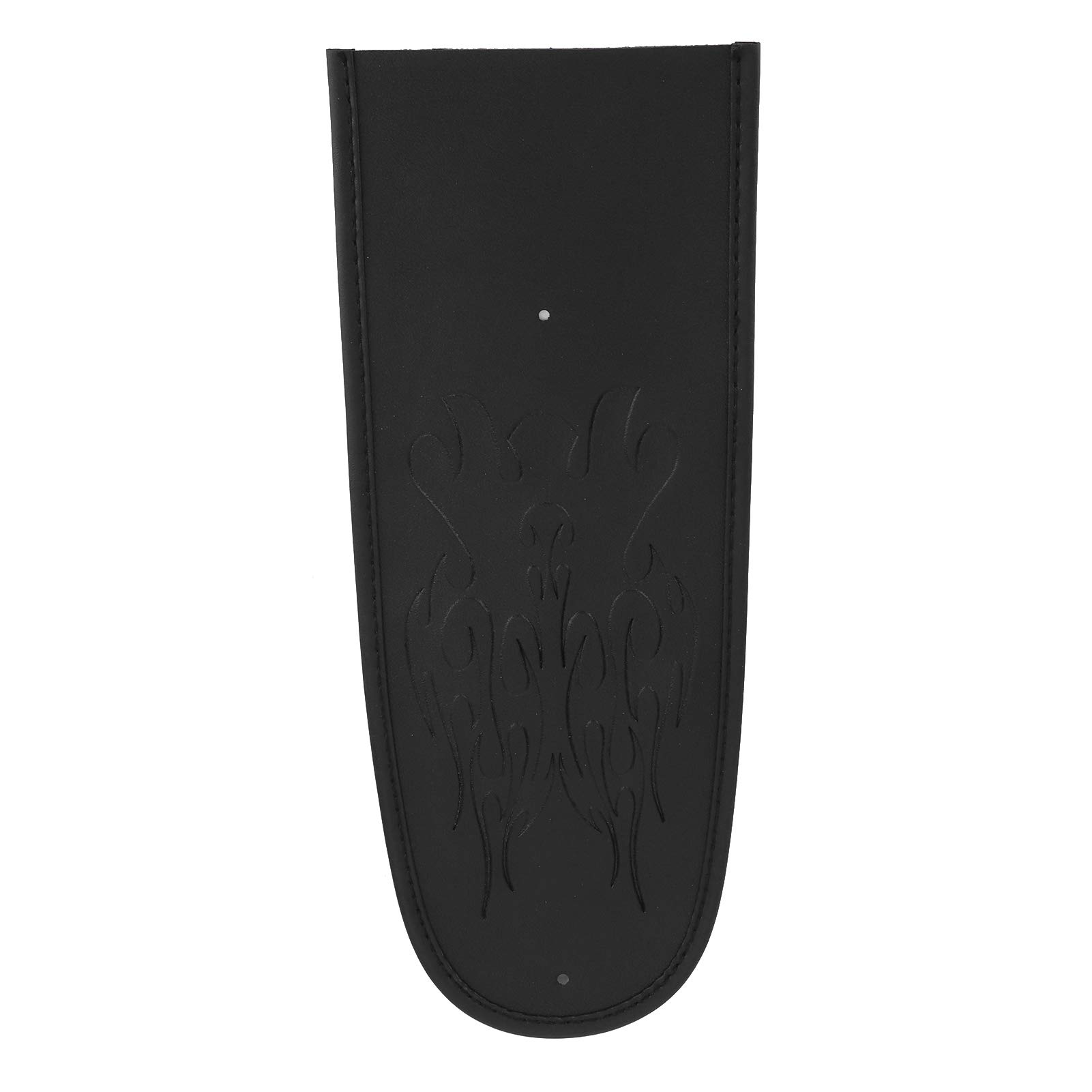 Parafango Moto Protector Decor Parafango Cover Pad Pelle Artificiale Fit per XL 883 1200 48 Trattamento Parafanghi Automobilistici (Nero)