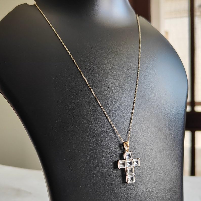 Collier quartz clair naturel pendentif argent 925 cristal de guérison 45 cm - 4
