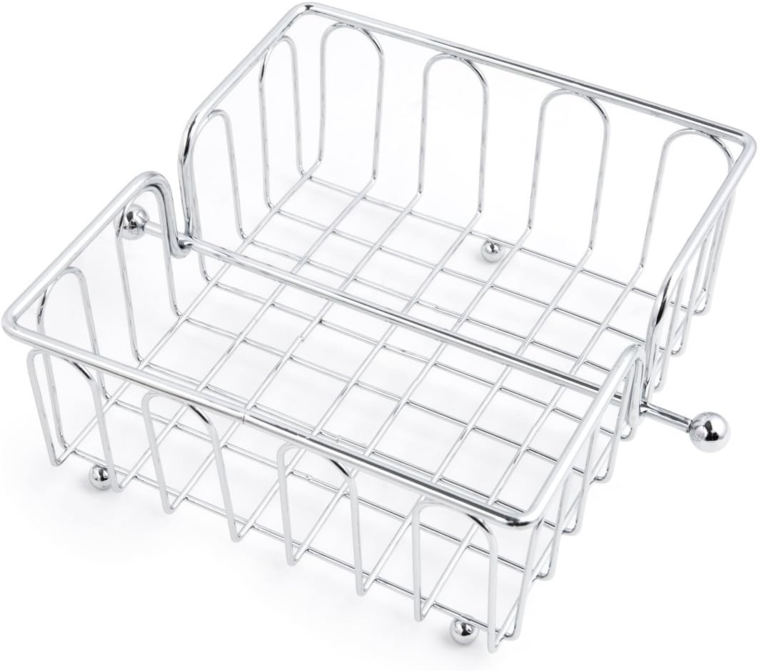 Fox Run Chrome Napkin Holder, 7.25 x 7.75 x 2.75 inches, Metallic
