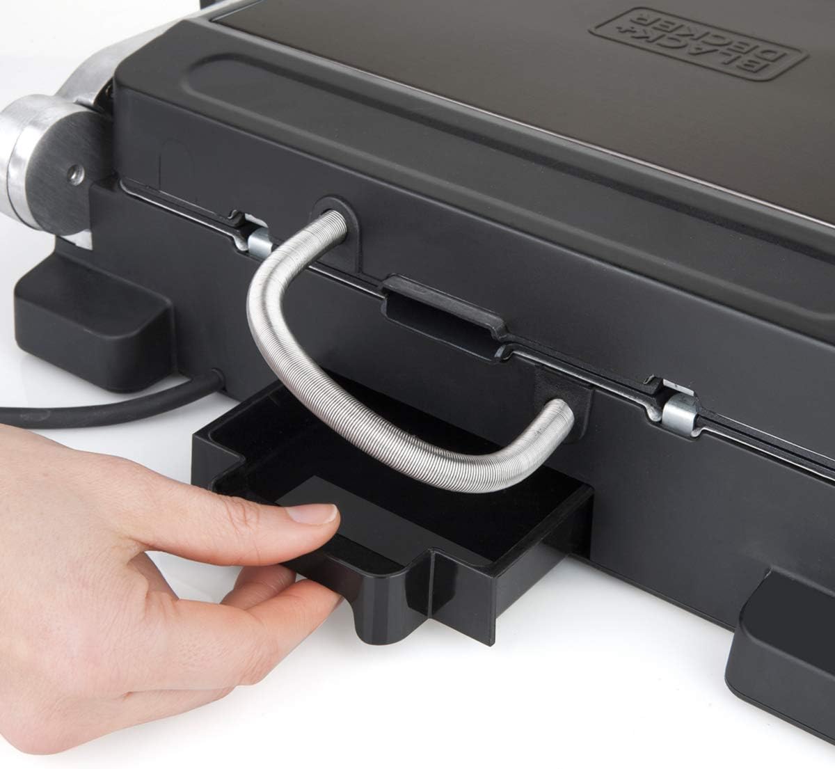 BLACK+DECKER BXGR2000E Grill Elettrico, 2000 W, Acciaio Inossidabile, Nero BLACK+DECKER BXGR2000E Grill Elettrico, 2000 W, Acciaio Inossidabile, Nero