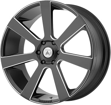 Asanti Black AB15 24X9 6X5.5 S-BLK MILL 15MM - ABL15-24906815BM