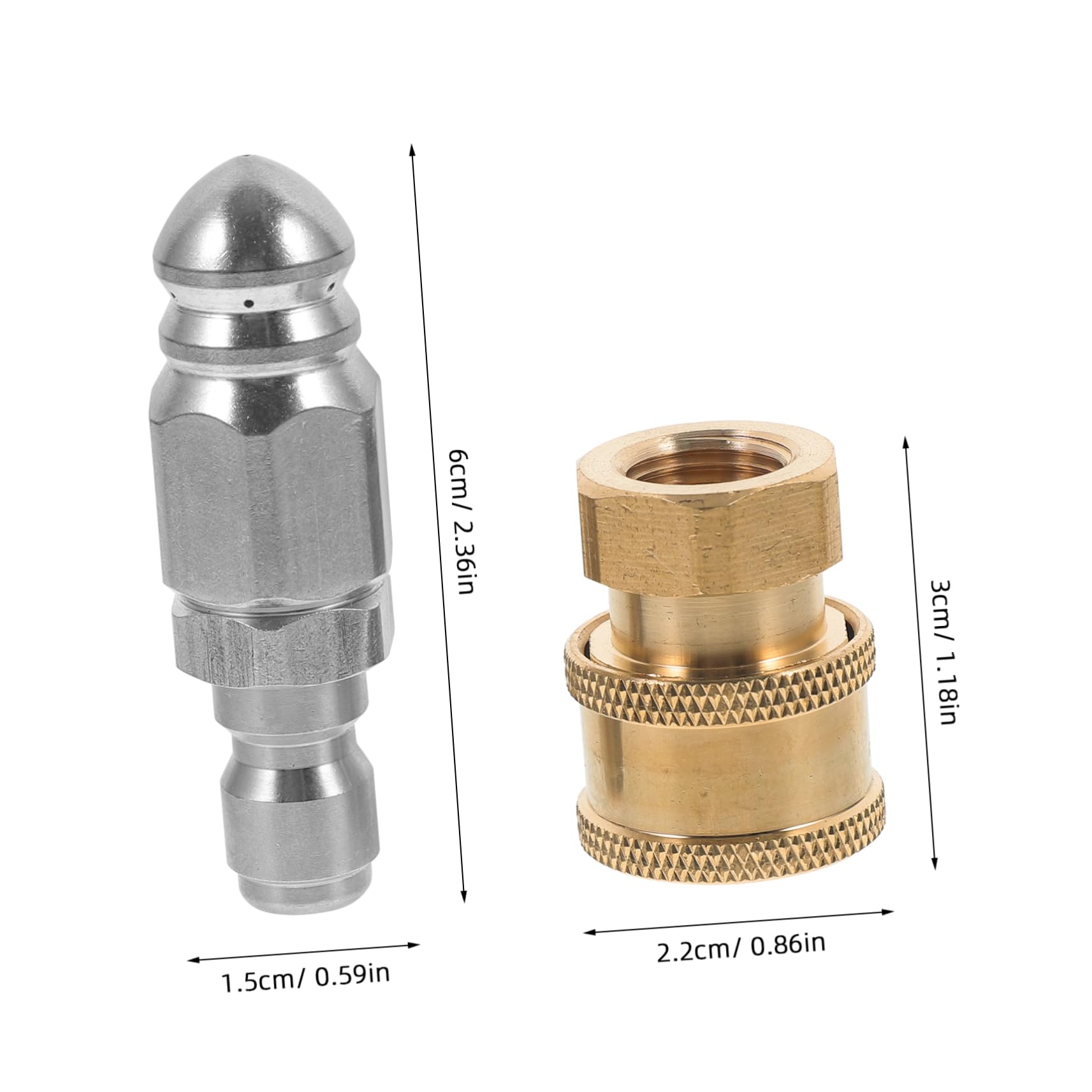 BESPORTBLE 3 Set Di Ugelli Per Tubo Da Giardino Dal Design Ergonomico Tubo Flessibile A Pressione Per Irrigazione Ugello Spray Versatile Per Una Pulizia Efficiente