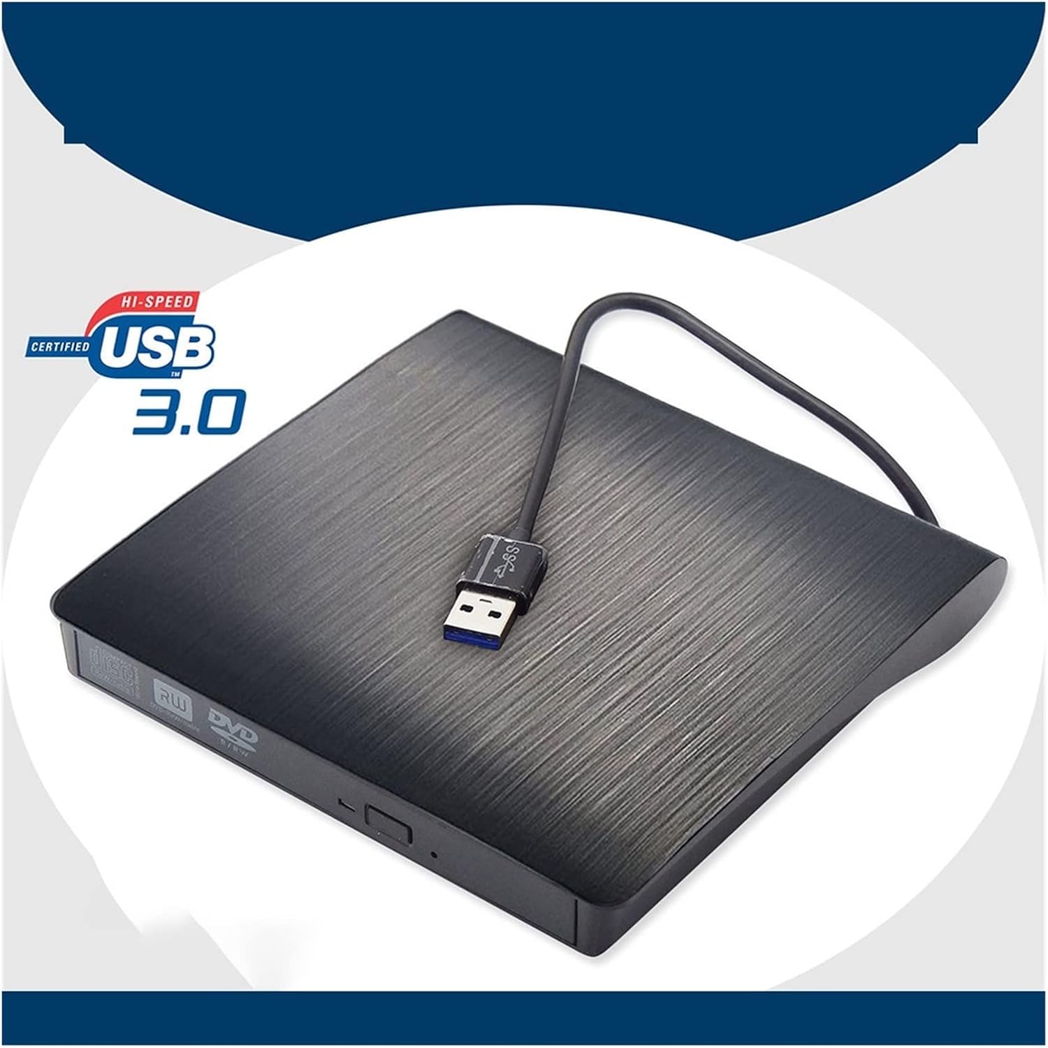 DVD Player Portable USB 3.0 DVD-ROM Optical Drive External Slim CD ROM Disk Reader Desktop PC Laptop Tablet Promotion DVD Player Mini dv Player (0 : 0 Color : NO.1)