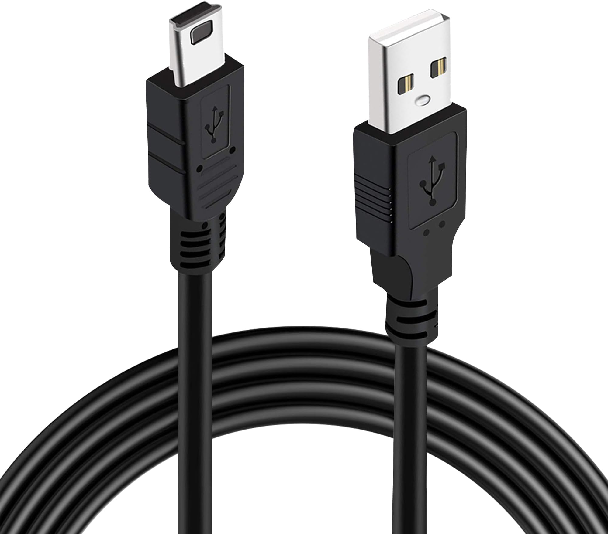 Controller Charger Cable for PS3, Extra Long 3M Magnetic Ring Mini USB Data Charging Cable for Sony Playstation 3/ PS3 Slim/PS Move Controllers GoPro,HD,Dash Cam,MP3 Player Digital Cameras
