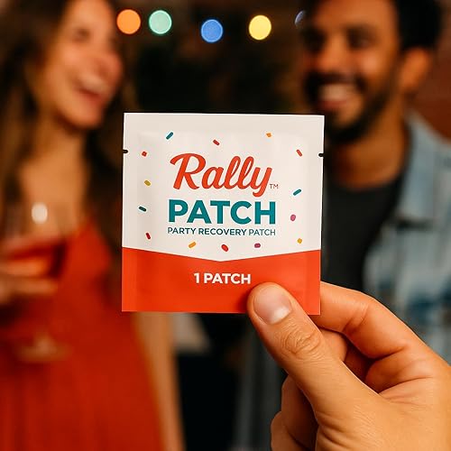Miniatura 7 de Real Vitamins Rally Patch - 30 parches para beber para mejores mañanas, despierta renovado con electrolitos, magnesio, vitamina C, B-6, B12 y mezcla