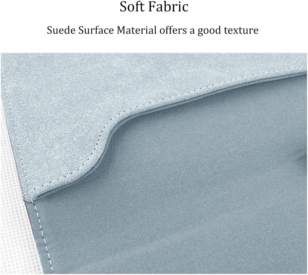 Sleeve Bag Suede Leather for 10.2" Kindle Scribe (1st Generation - 2022 Release), Portable Water Repellent Protective Case with Pen Loop and Magnetic Closure (Blue)